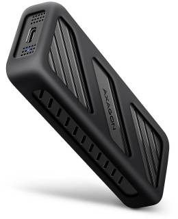 Карманы для HDD AXAGON USB-C 20Gbps metal box for M.2 NVMe SSD ARMORED EEM2-20G