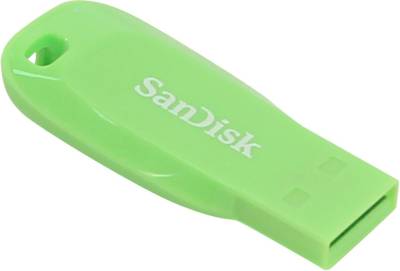 Флеш-память USB SanDisk 32GB Cruzer Blade Green USB 2.0 SDCZ50C-032G-B35GE