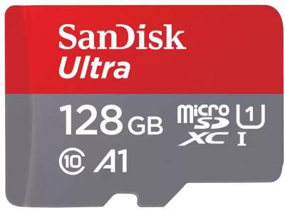 Карта памяти SanDisk 128GB microSD class 10 UHS-I Ultra SDSQUAB-128G-GN6MA