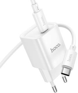 Зарядные устройства HOCO C146A Charm USB-C PD20W White 6942007630245