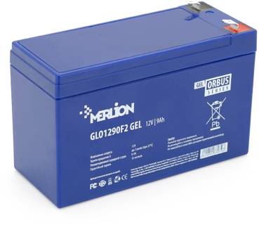 Аккумуляторная батарея Merlion GLO 12V 9Ah GEL GLO1290F2 GEL