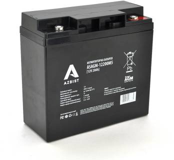 Аккумуляторная батарея AZBIST 12V 20 Ah Super AGM ASAGM-12200M5