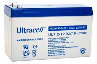 Аккумуляторная батарея Ultracell 12V-7.2Ah, AGM UL7.2-12