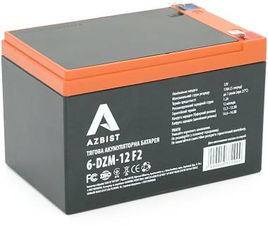 Аккумуляторная батарея AZBIST EV6-DZM-12-F2B