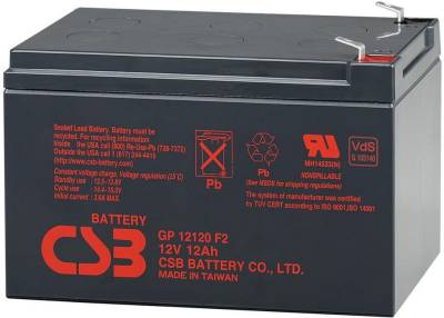 Аккумуляторная батарея CSB 12В 12 Ач GP12120 F2
