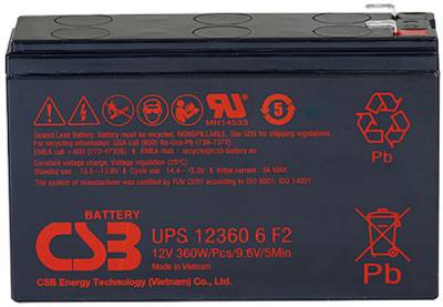 Аккумуляторная батарея CSB UPS123606F2 12V 6Ah