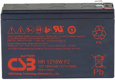 Аккумуляторная батарея CSB HR1218WF2 12V 18W