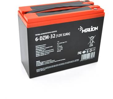 Аккумулятор Merlion 6-DZM-32