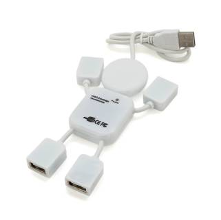 Разветвитель VOLTRONIC USB 2.0 to 4xUSB man OEM YT-HM4-W