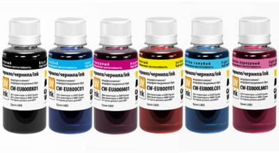 Чернила ColorWay Комплект чернил CW Epson L800 (6х100мл) BK/С/M/LС/LM/Y CW-EU800SET-01