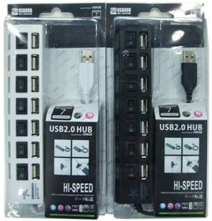 Разветвитель Atcom TD1082 7 порта USB 2.0 LED switches
