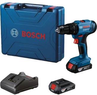 Шуруповерты Bosch GSB 183-LI 18V, 2х2Ah, 21-56Нм, 374-1815 об/хв, ке 0.601.9K9.100