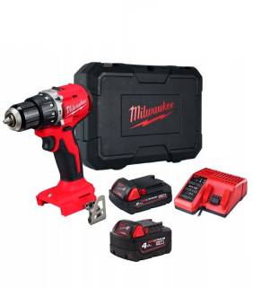 Шуруповерты Milwaukee ударний М18 BLPDRC-422С, 60Нм, 2Ah+4Ah, кейс 4933492825
