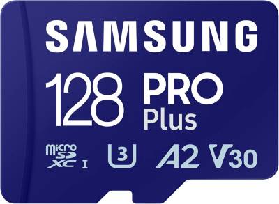 Флеш-карта Samsung 128 GB microSDXC Pro Plus UHS-I U3 V30 A2 Class 10 MB-MD128SA/EU