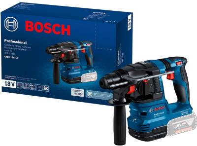 Перфоратор Bosch GBH 185-LI, 18В,  SDS-Plus, 1.9Дж, безщітковий (бе 0.611.924.020