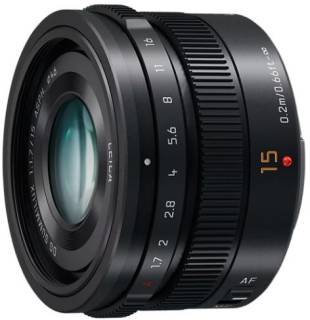 Объектив Panasonic Micro 4/3 Lens 15mm  f/1.7 ASPH Black H-X015E9-K