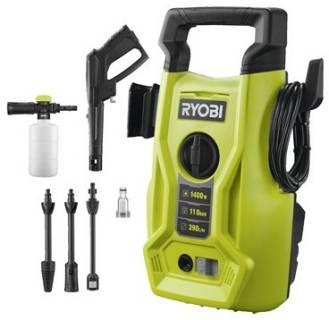 Очистители высокого давления RYOBI RY110PWA, 1400Вт, 110Бар, 390 л/год 5133005365