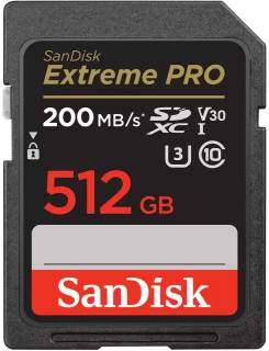 Флеш-карта SanDisk 512GB SD class 10 UHS-I U3 V30 Extreme PRO SDSDXXD-512G-GN4IN