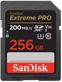 Флеш-карта SanDisk 256GB SD class 10 UHS-I U3 V30 Extreme PRO SDSDXXD-256G-GN4IN