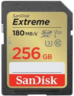 Флеш-карта SanDisk 256GB SD class 10 UHS-I Extreme SDSDXVV-256G-GNCIN