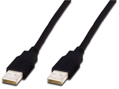 Кабель Digitus USB 2.0 AM/AM 3.0m AK-300100-030-S