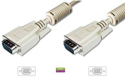 Кабель Digitus VGA M to VGA M 1.8m AK-310103-018-E