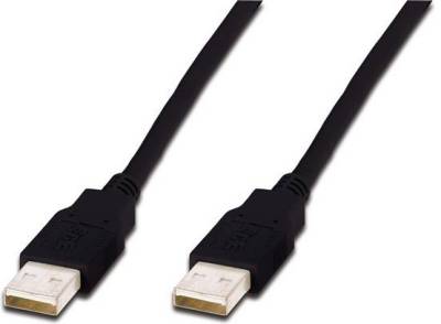 Кабель Digitus USB 2.0 AM/AM 1.8m AK-300100-018-S