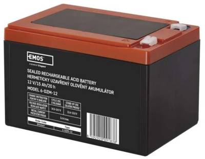 Аккумулятор EMOS 12V 15Ah B9656V