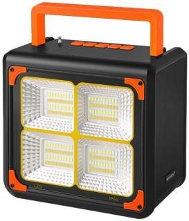 Акустическая система Newvew NV-9218 Solar Panel/BT/USB/TF/FM Orange NWVW-NV-9218-OR