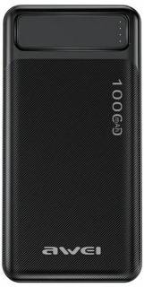 Дополнительные внешние аккумуляторы Awei 10000mAh P5K, 10W, Black 6954284094009