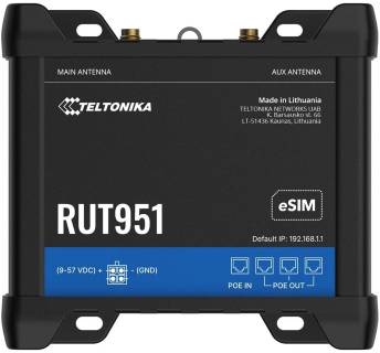 Маршрутизатор Teltonika RUT951 POE+ RUT951B10J00