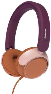 Наушники Philips TAK2000MP/00 USB-C/3,5 мм Burgundy/Orange