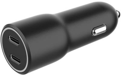 Зарядные устройства Gembird 2xUSB-C (PD 20W) black TA-UC-C2PD40-CAR-01
