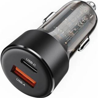 Зарядные устройства ACEFAST 2xUSB 60W (USB-C + USB-A) B12 6974316282914