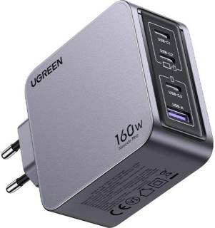 Зарядные устройства Ugreen 4xUSB 160W (3xUSB-C + USB-A) Gan Nexode Pro X763 25877