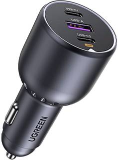 Зарядные устройства Ugreen 3xUSB 130W (2xUSB-C+USB-A) QC3.0 (EC705) 35025