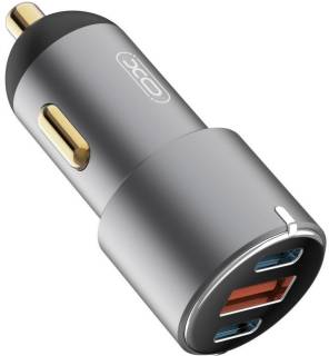 Зарядные устройства XO CC45 1 USB QC 3.0 + 2 Type-C PD (60W) Black XO-CC45-BK