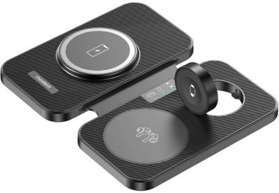 Зарядные устройства Choetech Wireless magnetic 3-in-1 15W black T616-F