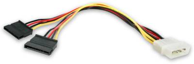 Аксессуар Patron Molex to 2xSATA 0.2m CAB-PN-2SATA-POW