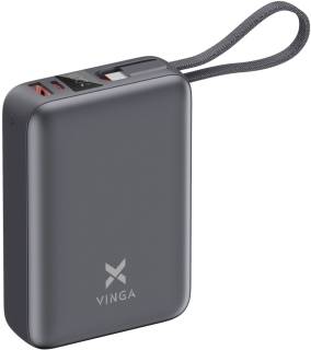 Дополнительные внешние аккумуляторы Vinga 20000 mAh 45W Display Cable VPBB2045C