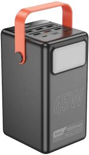 Дополнительные внешние аккумуляторы HOCO 100000mAh Max Centurion PD/65W, QC, LED Lamp, Blac DB03 / 714722