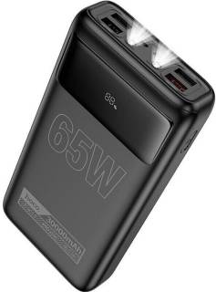 Дополнительные внешние аккумуляторы HOCO 30000mAh Apollo PD/65W  QC/3.0 Black DB81 / 714720
