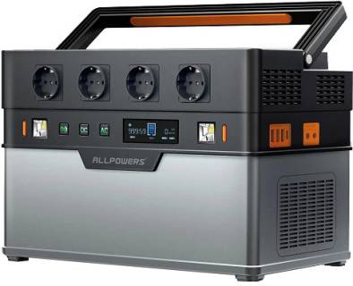 Портативная электростанция AllPowers S1500 (1092 Wh) EU