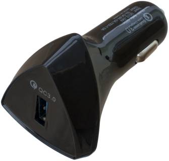 Зарядные устройства Patron USB QC3.0 3A black PN-QC3-CAR-B