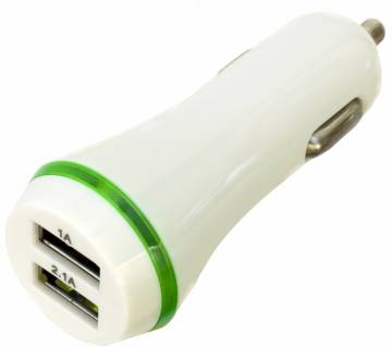 Зарядные устройства Patron 2xUSB 2A/1A white PN-2USB-CAR-WH