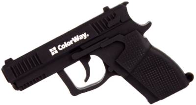 Флеш-память USB ColorWay Pistol 32 GB 3.0 Black CW-USBPL32