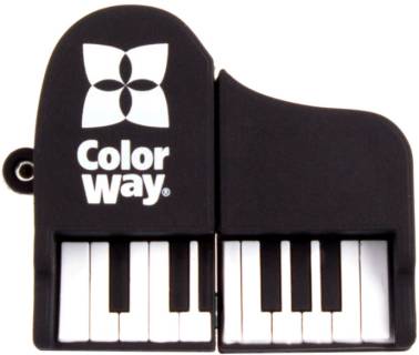 Флеш-память USB ColorWay Piano 32 GB 3.0 Black CW-USBPO32