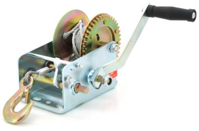 Лебедки для авто VOLTRONIC WO2500LB ручна барабанна, до 700кг, довжина троса