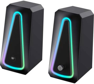 Акустическая система HAVIT HV-SK208 PRO USB RGB Black 6939119052256