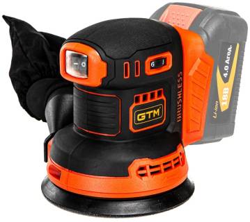Болгарки GTM OSC18/125BL, 18МV, 125мм, 6000-12000об/хв  (без АК OSC18/125BL_BARE TOOL